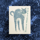 Big Birthday Stretch - Risograph Birthday Card