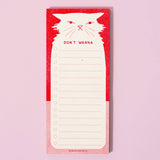 'Don't Wanna' - Risograph Notepad