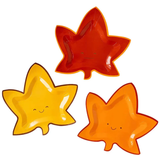 Harvest Cute Leaf Shaped Plate Set