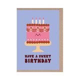 Birthday Card - Sweet Cake