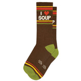 Gumball Poodle 'I ❤️ Soup' Gym Socks