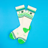 Gumball Poodle Gym Socks 'I (Pot Leaf) Edibles'