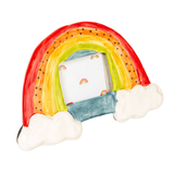 Stoneware Rainbow Shaped Photo Frame
