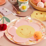 Meri Meri Happy Face Flower Plates