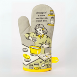 Blue Q Oven Mitt 'Droppin a New Recipe on Your Ass'