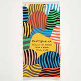 Blue Q Dish Towel 'Don't Give Up'