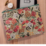 Blue Q Zipper Pouch Dandelion
