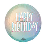 16" Pastel Dream Happy Birthday Orbz Balloon