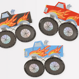 Meri Meri Monster Truck Plates