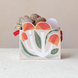 Creative Co-op Mushroom Shaped Gift Bag - Pink
