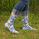 Blue Q Womens Crew Socks 'Bitch I am Relaxed'
