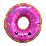 27" Smiling Donut Foil Balloon