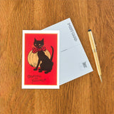 Found Image Press Postcard - Bowtie Cat Greetings
