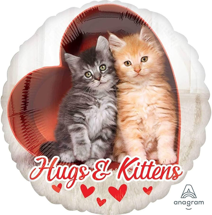 Hugs and Kittens Valentine's Day Balloon