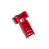 Hand-painted Red Bow Claw Hair Clip