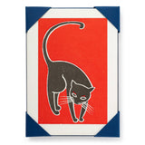 Archivist US Notelet Card Set - Black Cat