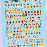 Nail Art Stickers - Sunflower Farm