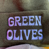 'Green Olives' Knit Beanie