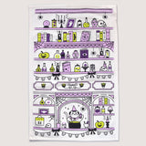 Cauldron Cat Tea Towel