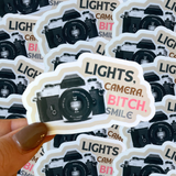 TS Inspired TTPD Lights Camera Sticker