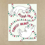 Wishing You A Purrfect Holiday Card
