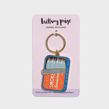 Sardines Tin Enamel Keychain