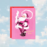 Sassy Santa Holiday Card