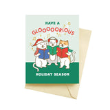 Cat Carolers Holiday Card