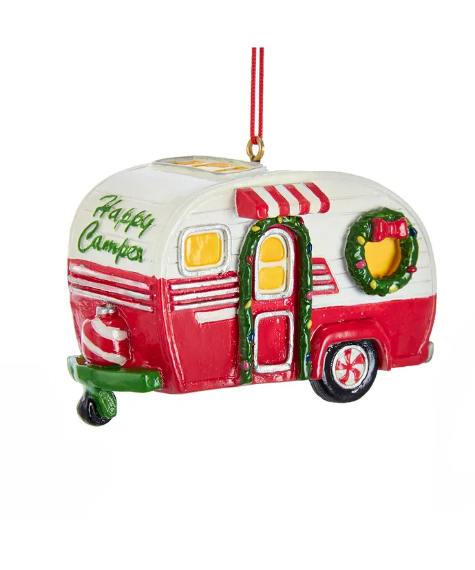 Kurt S. Adler 3" Resin Happy Camper RV Ornament