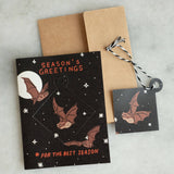Spooky Season's Greetings Ornament Card