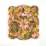 Daisy Fabric Desktop Frame 3.5"x4.75"
