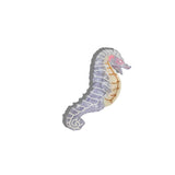 Hand-painted Seahorse Claw Hair Clip