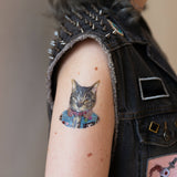 Punk Cat Tattoo Pairs