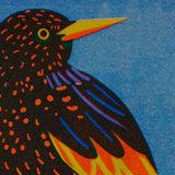 Starling Mini Riso Art Print