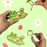 Mushroom Cat Hair Claw Clip