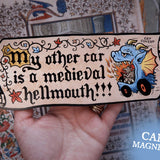 Medieval Hellmouth Car Magnet