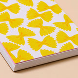 Farfalle Bowtie Letterpress Spiral Pocket Size Notebook
