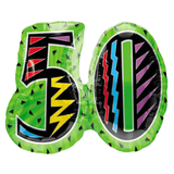 25" Still Wild at 50 Foil Birthday Balloon