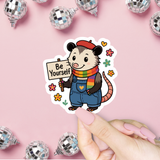 Be Yourself Possum Sticker
