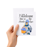 Cryptic Paper Co Birthday Card - Thy Middle Ages