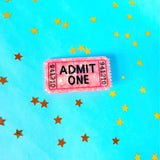 Ticket Hair Clip