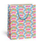 Medium Gift Bag - All Over Rainbows