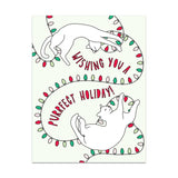 Wishing You A Purrfect Holiday Card