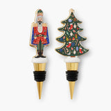 Nutcracker Porcelain Wine Stopper Set