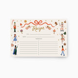 Rifle Paper Co. Nutcracker Sweets Recipe Cards - Set of 12