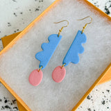 Cotton Candy Wavy Days Earrings