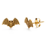 Spooky Bat Stud Earrings