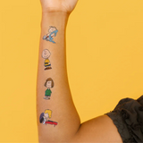 Peanuts Classic Character Tattoo Sheets