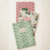 Rifle Paper Co. Stitched Notebooks (Set of 3) -  Dahlia