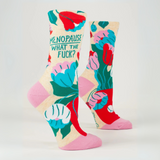 Blue Q Women's Crew Socks 'Menopause WTF?'